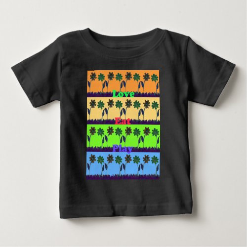Lovely Girly Hakuna Matata colors Giftspng Baby T_Shirt