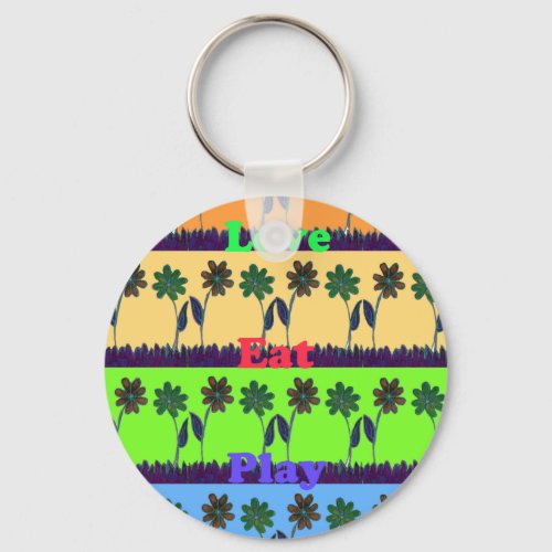 Lovely Girly Hakuna Matata colors Giftspng Keychain