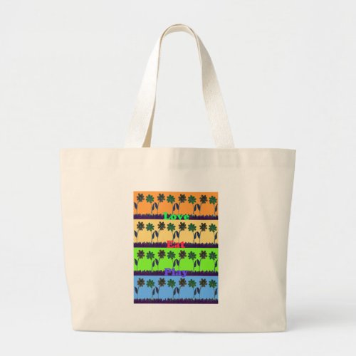 Lovely Girly Hakuna Matata colors Giftspng Large Tote Bag