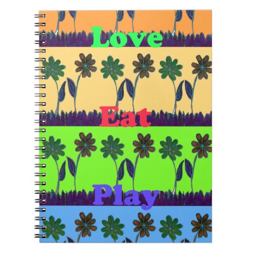 Lovely Girly Hakuna Matata colors Giftspng Notebook