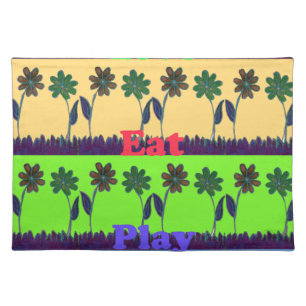 Lovely Girly Hakuna Matata colors Gifts.png Placemat