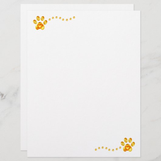 Lovely Golden Paw (Front/Back)