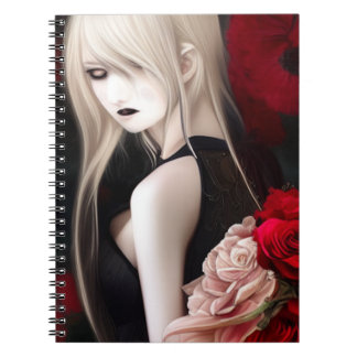 Lovely Goth Elf Girl  Notebook