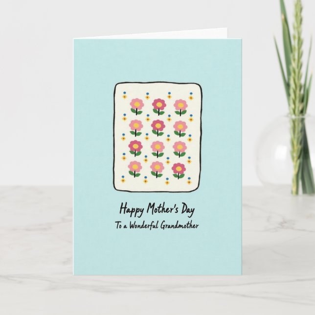 Lovely Grandmas Day Wishes Card (Front)
