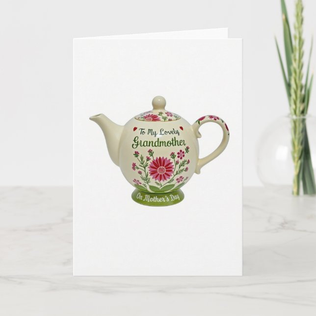 Lovely Grandmother Mothers Day Card (Front)
