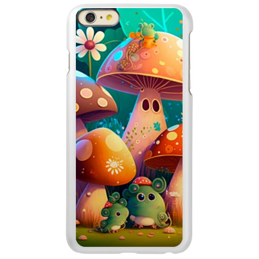Lovely green cute baby mushrooms       incipio feather shine iPhone 6 plus case