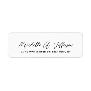 Lovely Handwriting Creative Trendy White Label