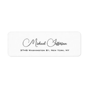 Lovely Handwriting Creative Trendy White Label