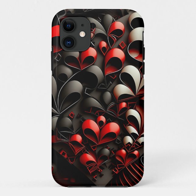 Lovely Heart Design iPhone/iPad Case - Protect You (Back)