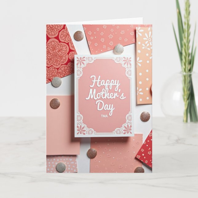 Lovely Heart Mothers Day Card (Front)