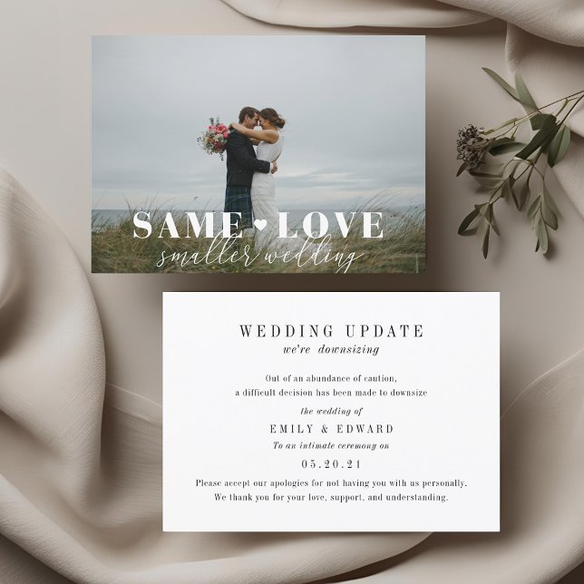 Lovely Heart Photo Wedding Update Announcement (Creator Uploaded)