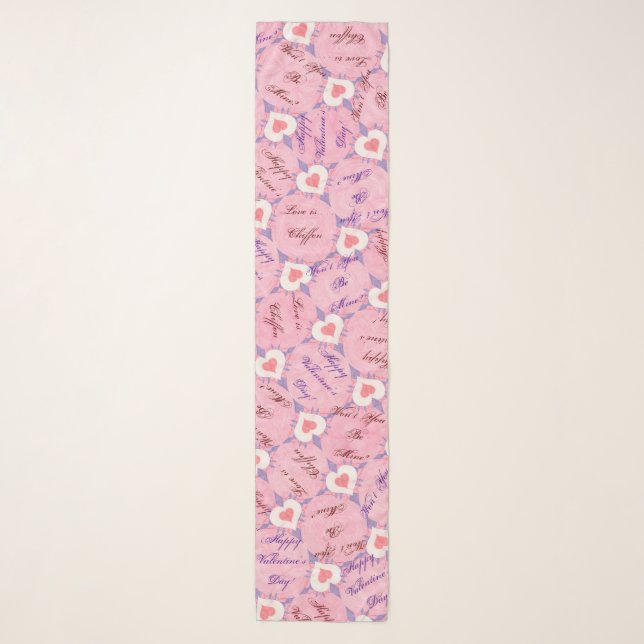 Lovely Heart Scarf (Front)