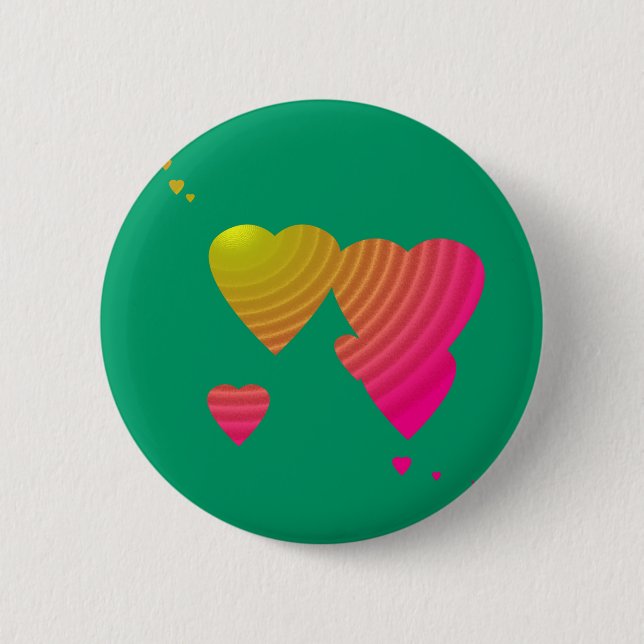 Lovely Hearts Button (Front)