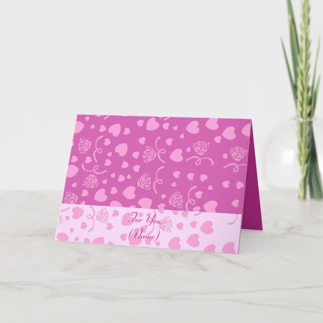 Lovely Hearts Card (Front)