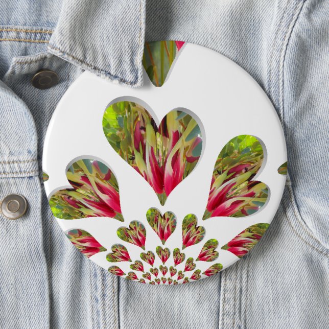 Lovely Hearts Humanitarian Day The World Needs Lov Button (In Situ)