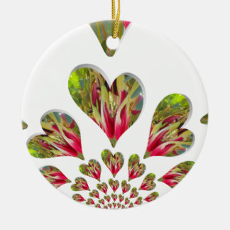 Lovely Hearts Humanitarian Day The World Needs Lov Ceramic Ornament