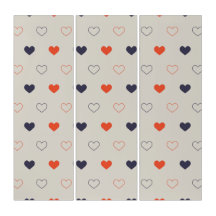 Lovely hearts / orange cream dark