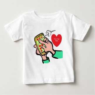 Lovely Hearts Phone Swipe T-shirt