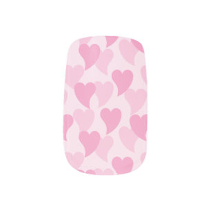 Lovely Hearts Seamless Pattern Minx Nail Art