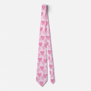 Lovely Hearts Seamless Pattern Neck Tie