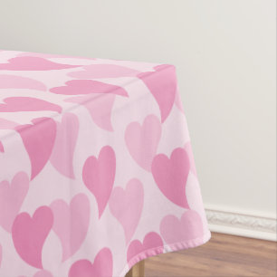 Lovely Hearts Seamless Pattern Tablecloth