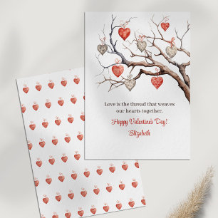 Lovely Hearts Valentine's Day Card