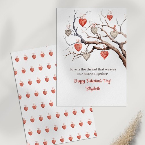 Lovely Hearts Valentines Day Card
