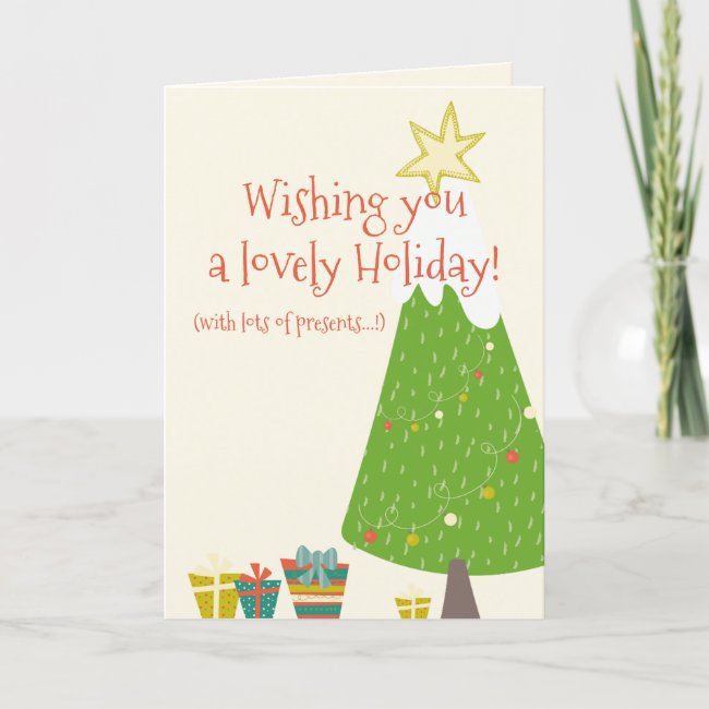 Lovely Holiday - Funny Christmas Card