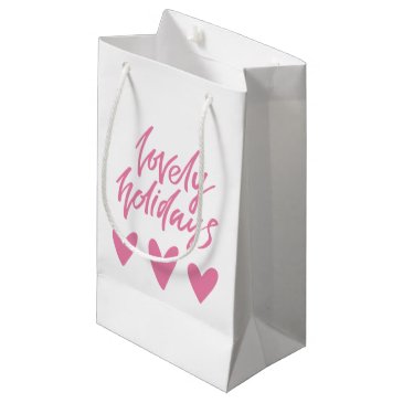 Lovely Holidays Cute Pink Hearts Christmas