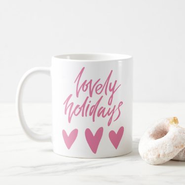 Lovely Holidays | Pink Hearts Christmas