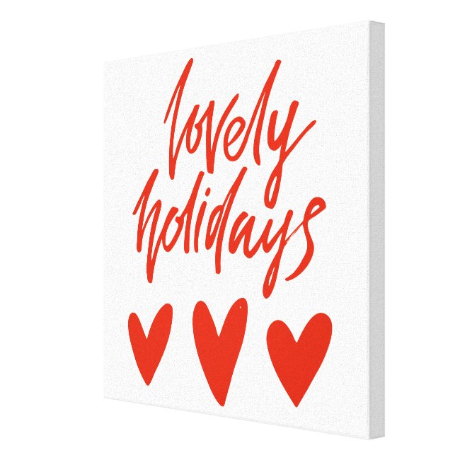 Lovely Holidays | Red Hearts Christmas