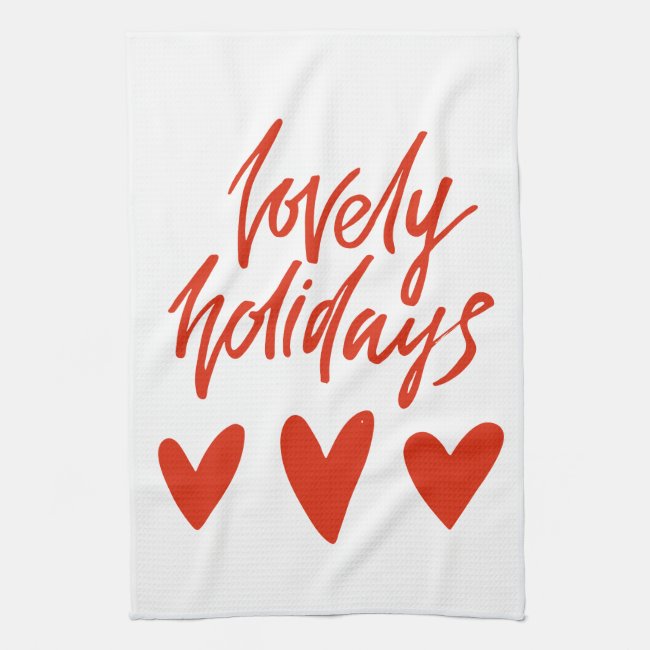 Lovely Holidays | Red Hearts Christmas