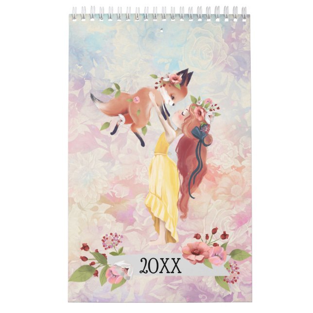 Lovely Illustrations Sweet Custom  Calendar (Cover)