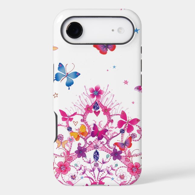Lovely Infinity Butterfly Case-Mate iPhone Case (Back)