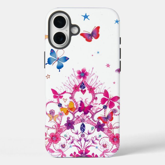 Lovely Infinity Butterfly Case-Mate iPhone Case (Back)