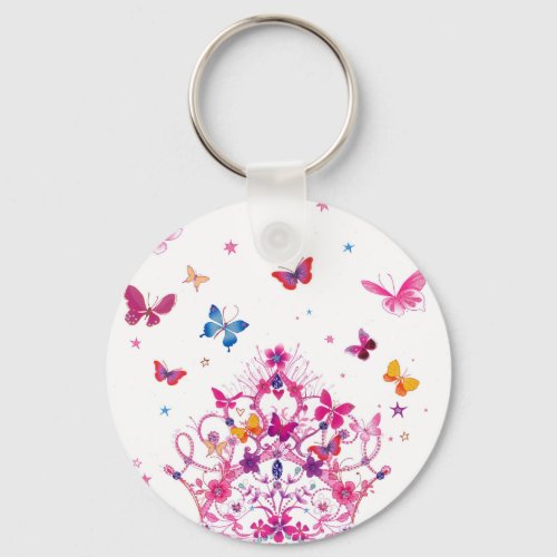 Lovely Infinity Butterfly Keychain