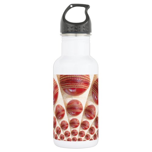 Lovely International Cricket Red Leather Ball Water Bottle