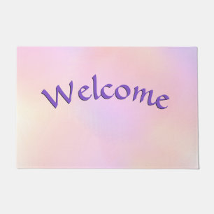 Lovely Interwoven Shades of Pastel Doormat