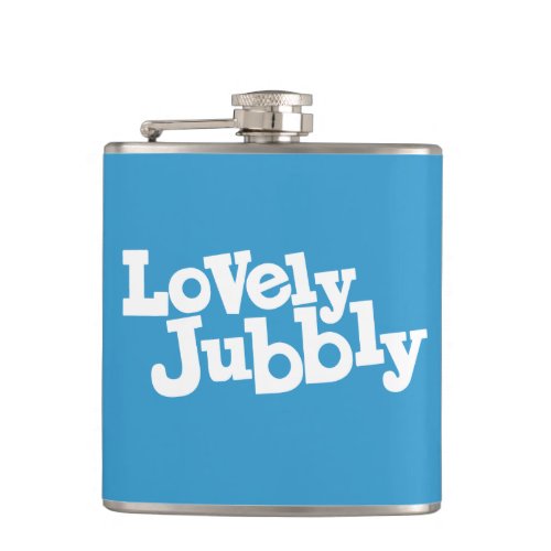 Lovely jubbly slang cockney humor flask