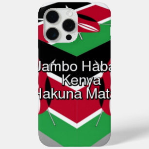 Lovely  Kenya Hakuna Matata iPhone 15 Pro Max Case