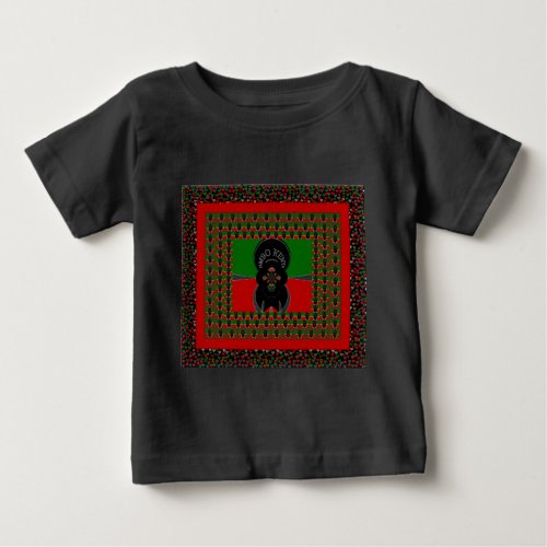Lovely Kenyan Hearts flag Baby T_Shirt