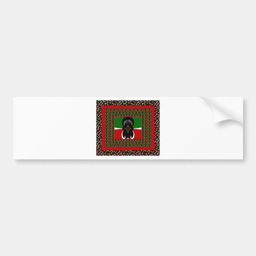 Lovely Kenyan Hearts flag Bumper Sticker