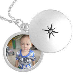 Lovely kids birthday photo Personalized Locket Necklace