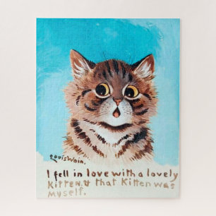 Lovely Kitten, Louis Wain Jigsaw Puzzle