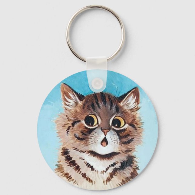 Lovely Kitten, Louis Wain Keychain (Front)