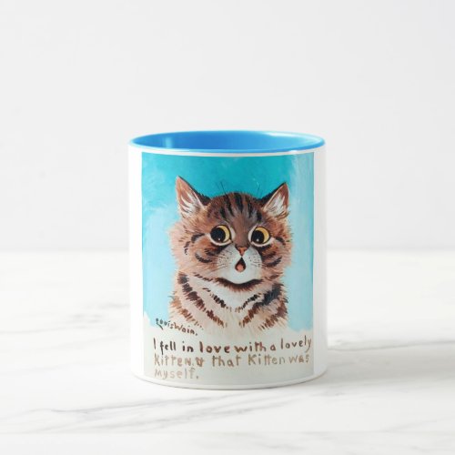 Lovely Kitten Louis Wain Mug