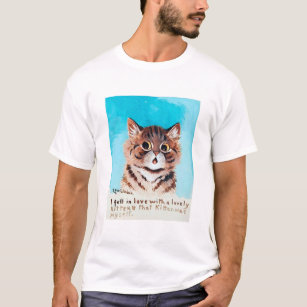 Cat study T-Shirt by Louis Wain - Pixels