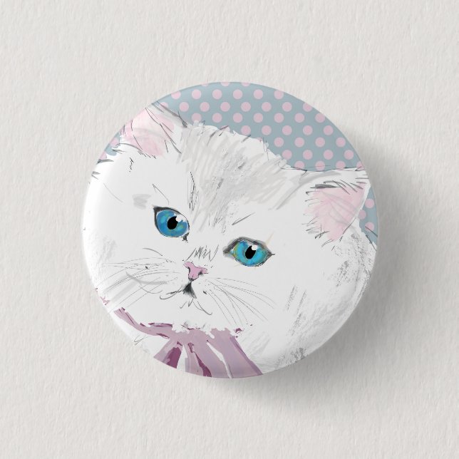 lovely kitty button (Front)