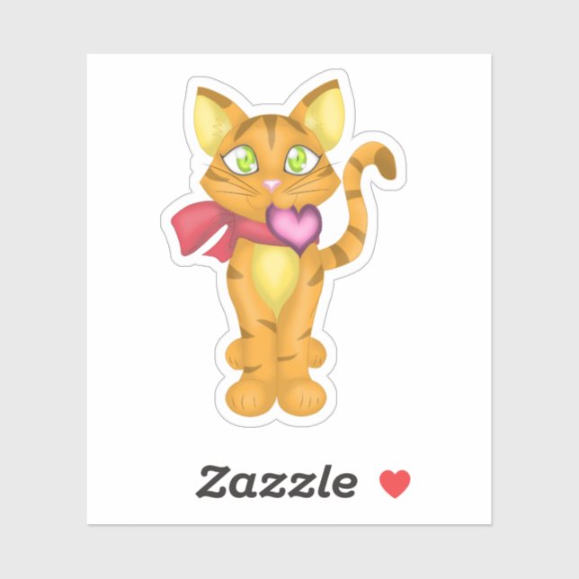 Lovely Kitty Sticker (Sheet)