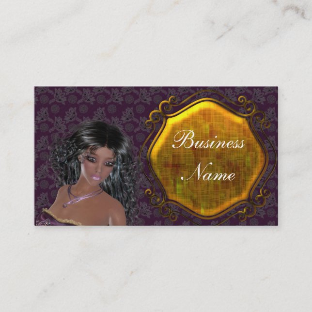 Lovely Lady Vintage 2 Themed Business Cards (Front)